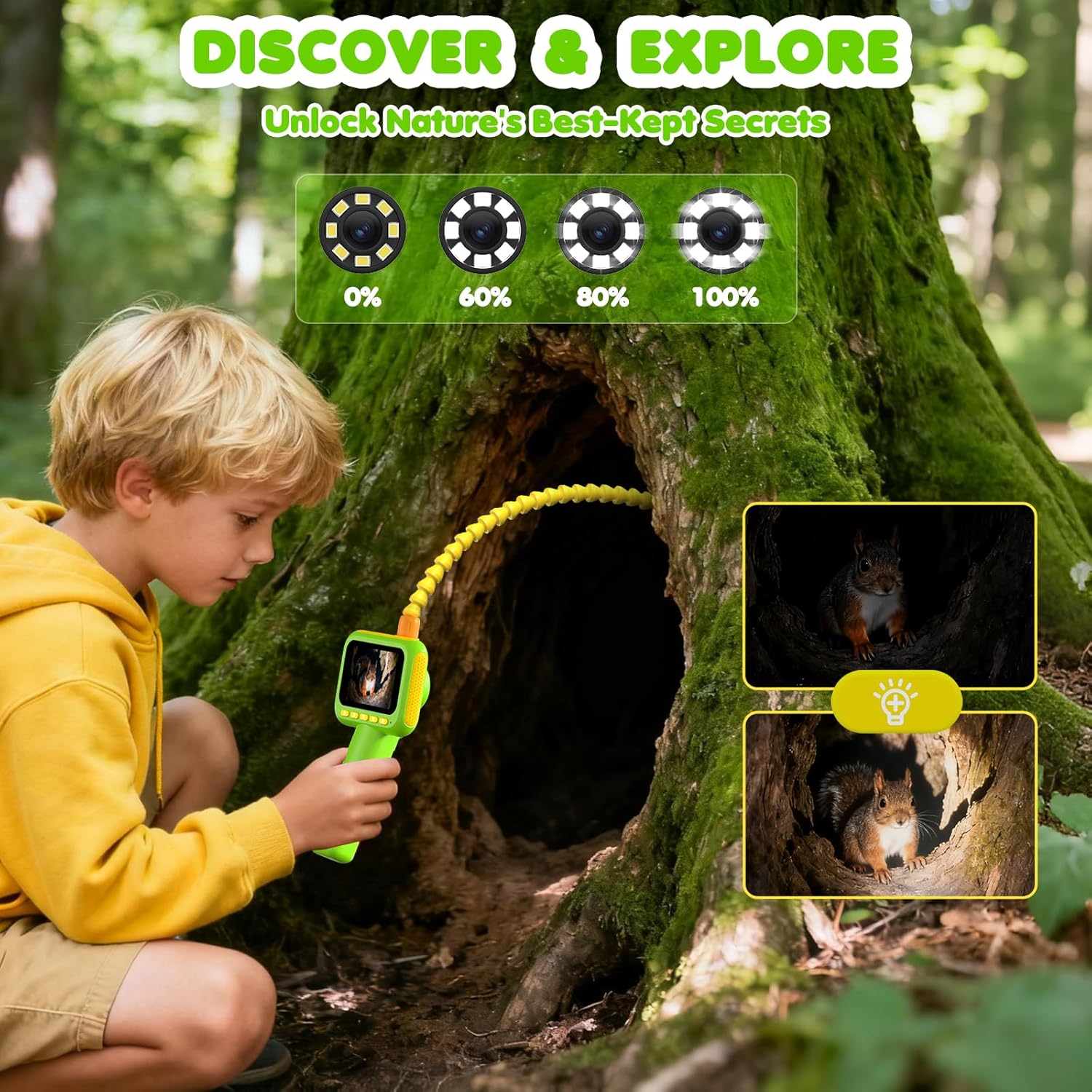Science Kit - Endoskop dla dzieci, kamera inspekcyjna typu
