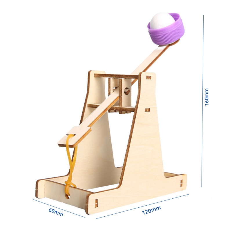 Science And Invention - Dziecięca Układanka Katapulta Model Zabawka DIY