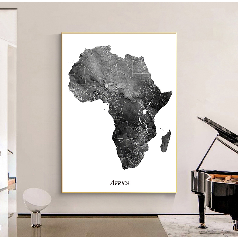 Afryka mapa plakaty i wydruki  – Star Map Poster recenzja i cena