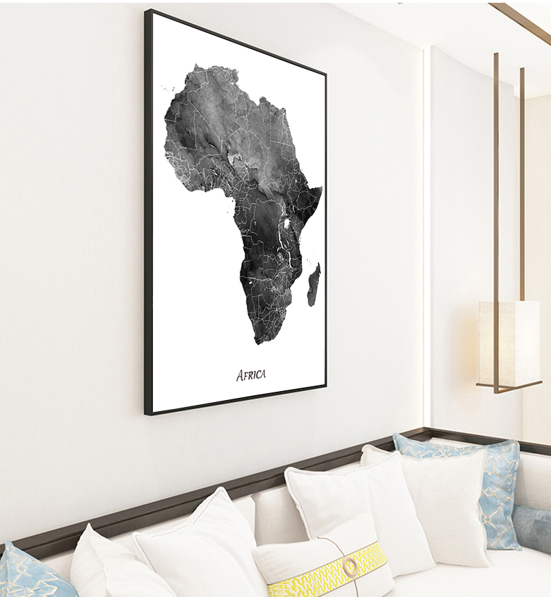 Afryka mapa plakaty i wydruki  – Star Map Poster recenzja i cena