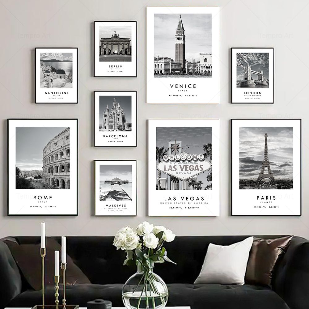 Czarny Biały Miasto Fotografia – Star Map Poster recenzja i cena