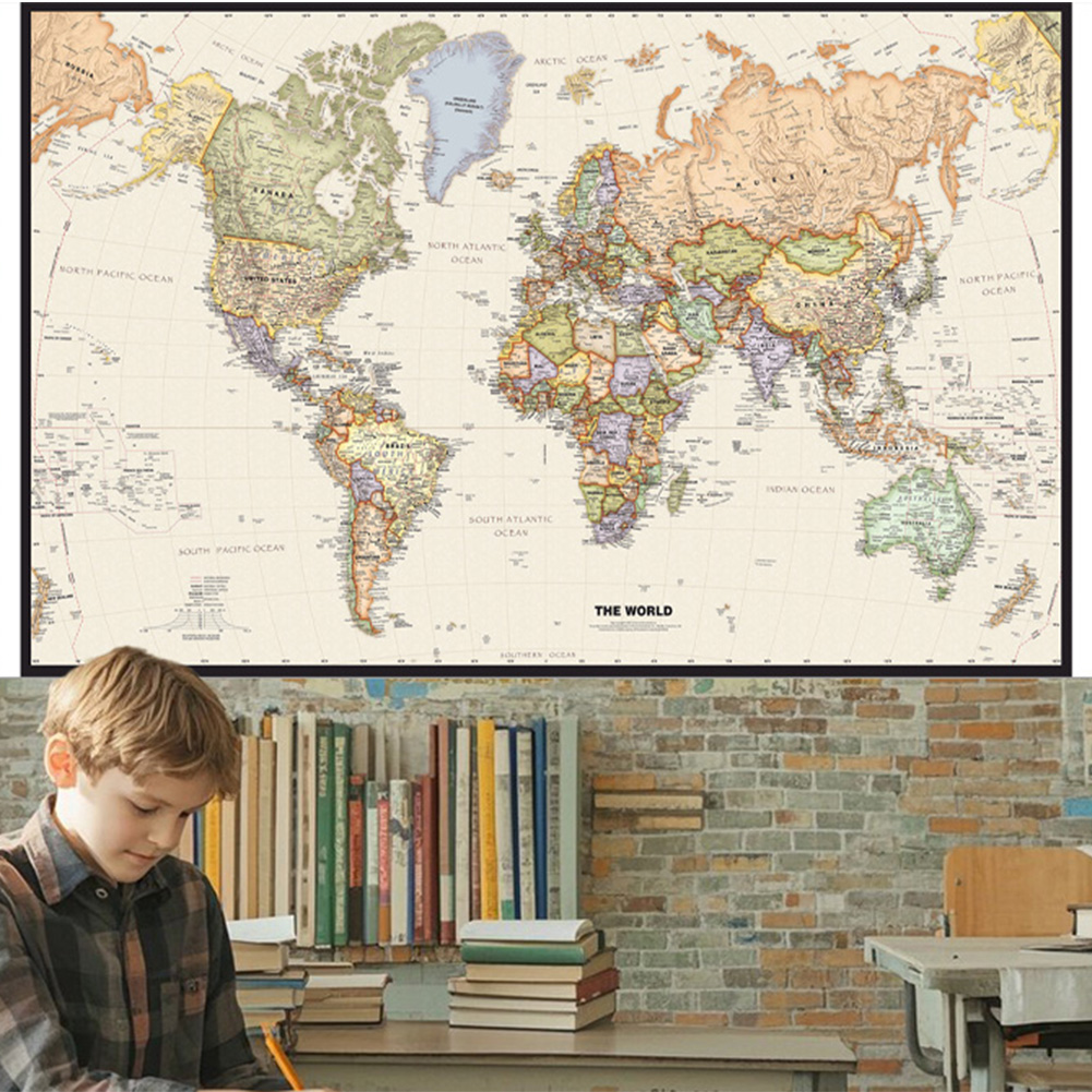 127x81cm/50x32inch Vintage Wor – Star Map Poster recenzja i cena