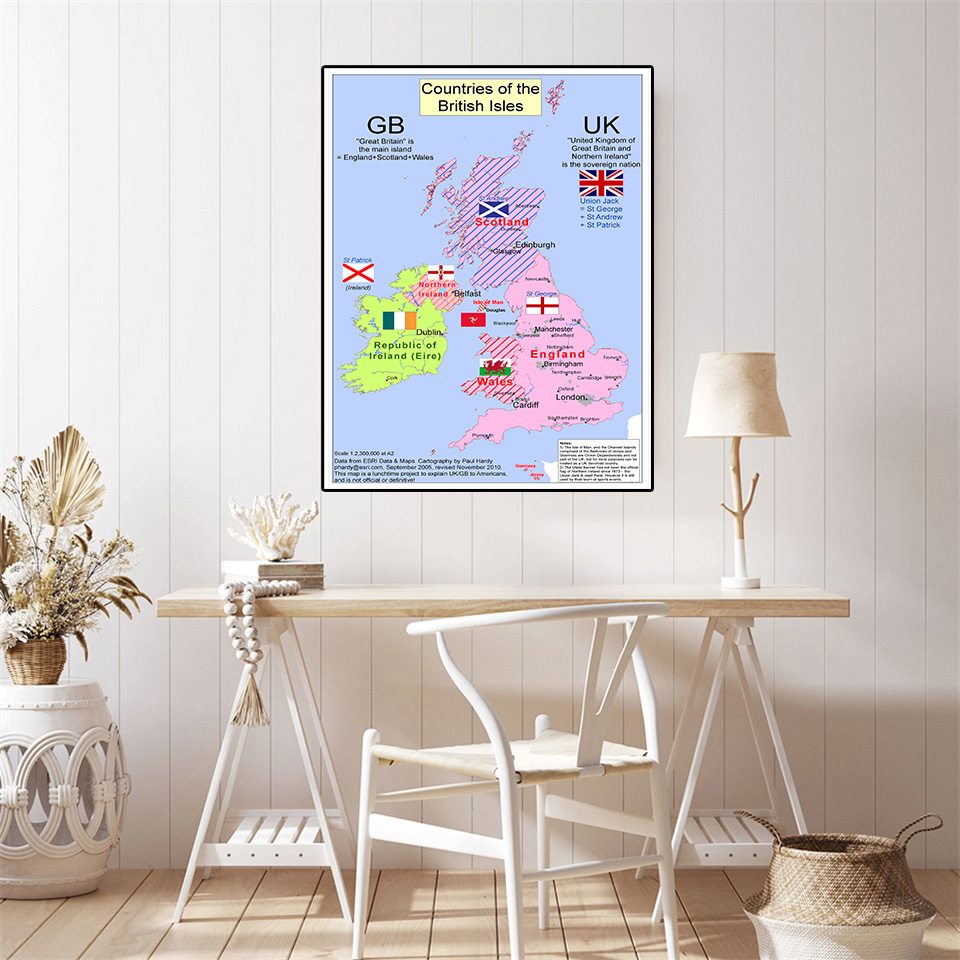 42*59cm mapa polityczna wielki – Star Map Poster recenzja i cena