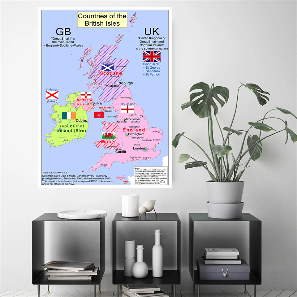 42*59cm mapa polityczna wielki – Star Map Poster recenzja i cena