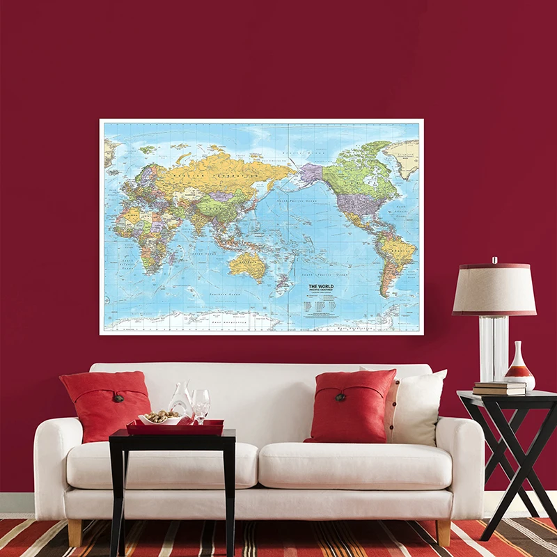 Mapa świata 2012 Tkanina Duży  – Star Map Poster recenzja i cena