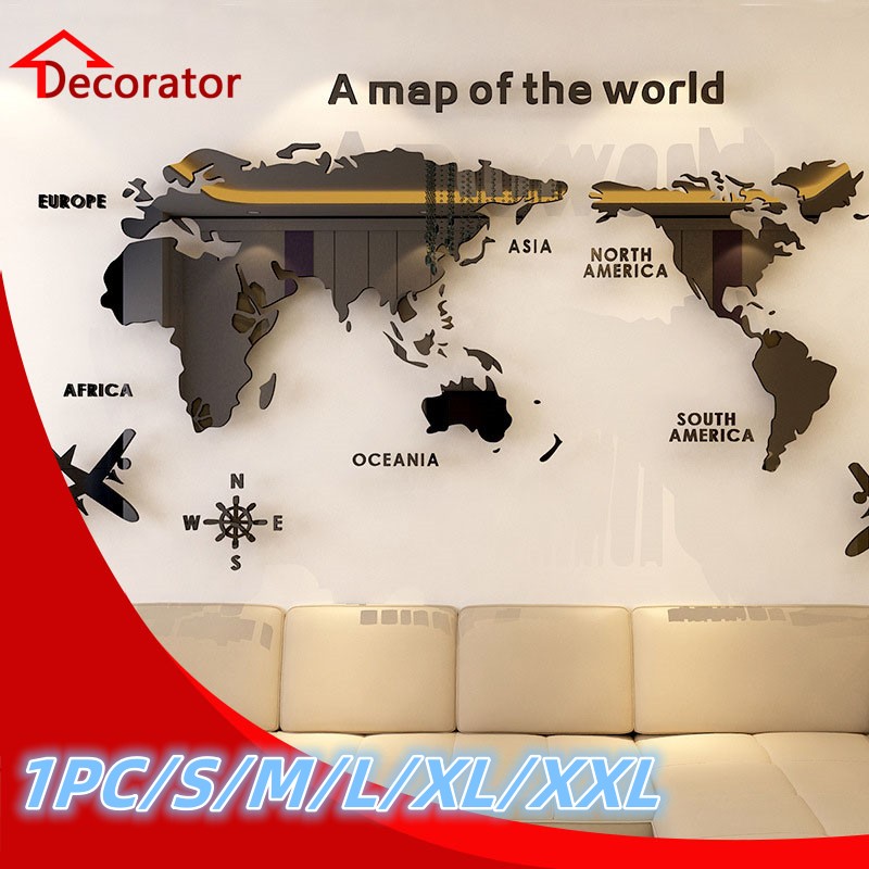 Nordic World Map Akrylowa nakl – Star Map Poster recenzja i cena