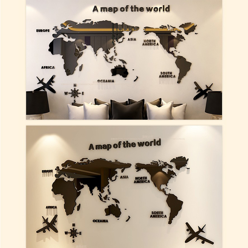 Nordic World Map Akrylowa nakl – Star Map Poster recenzja i cena