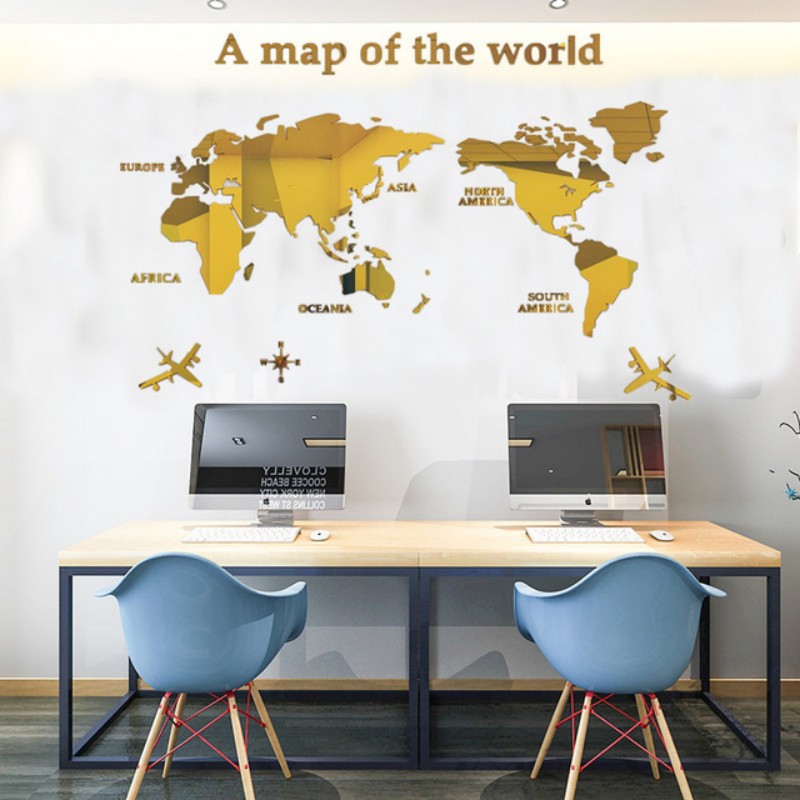 Nordic World Map Akrylowa nakl – Star Map Poster recenzja i cena